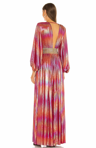 Bronx and Banco - Zoe Rose Gown - Multicolor