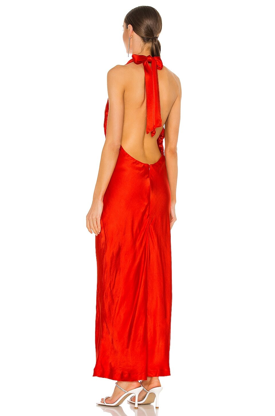 FINAL SALE* Bardot - Claudia Bias Cut Dress - Lipstick Red