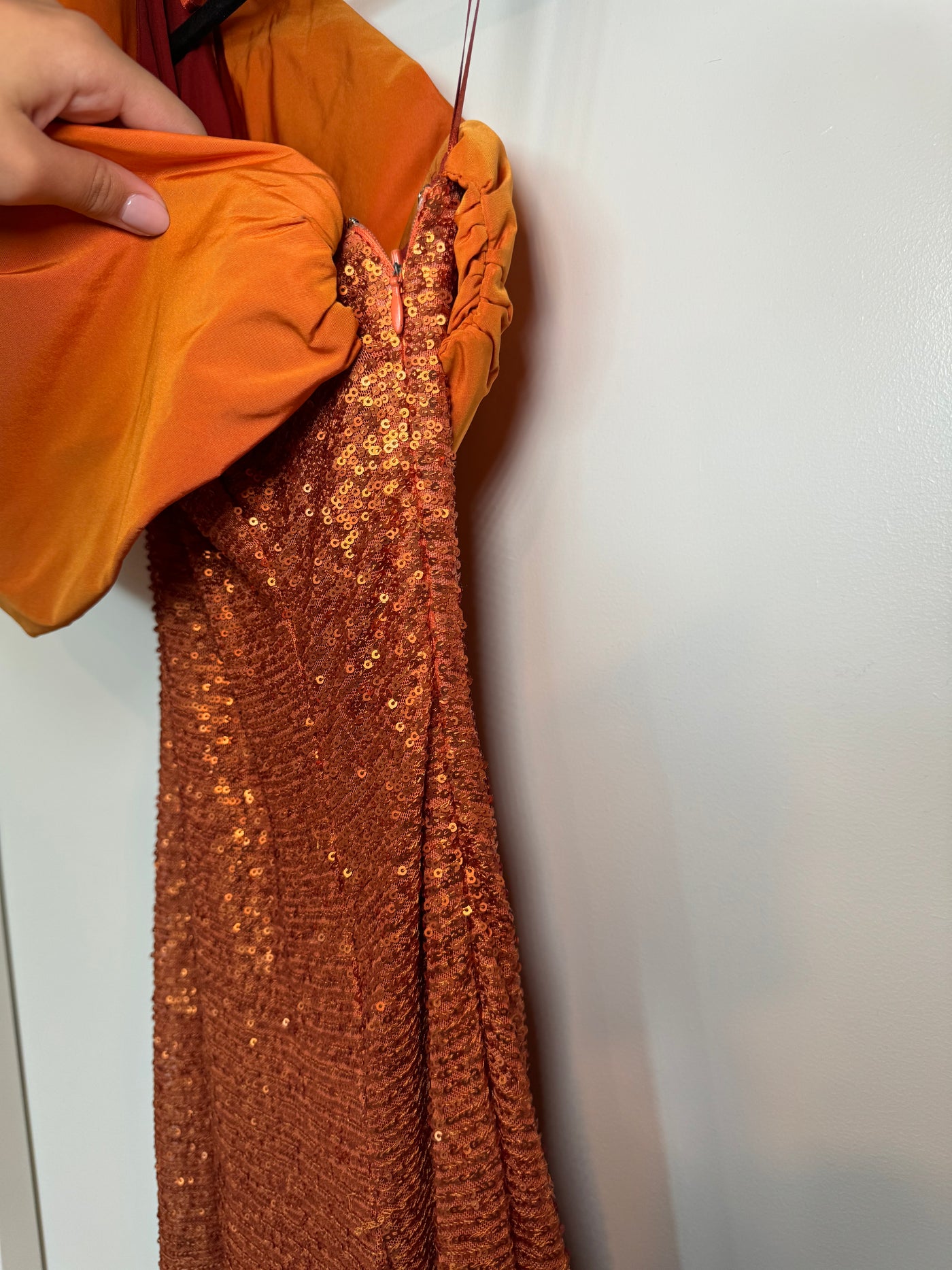 FINAL SALE* Juana - Orange Sequin