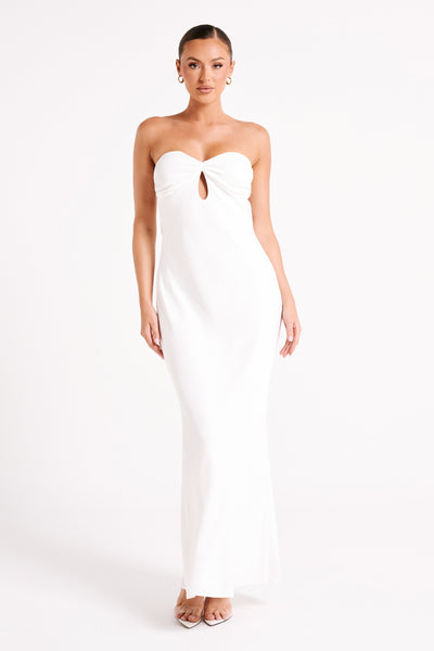 Meshki - Antonella Strapless Dress - White