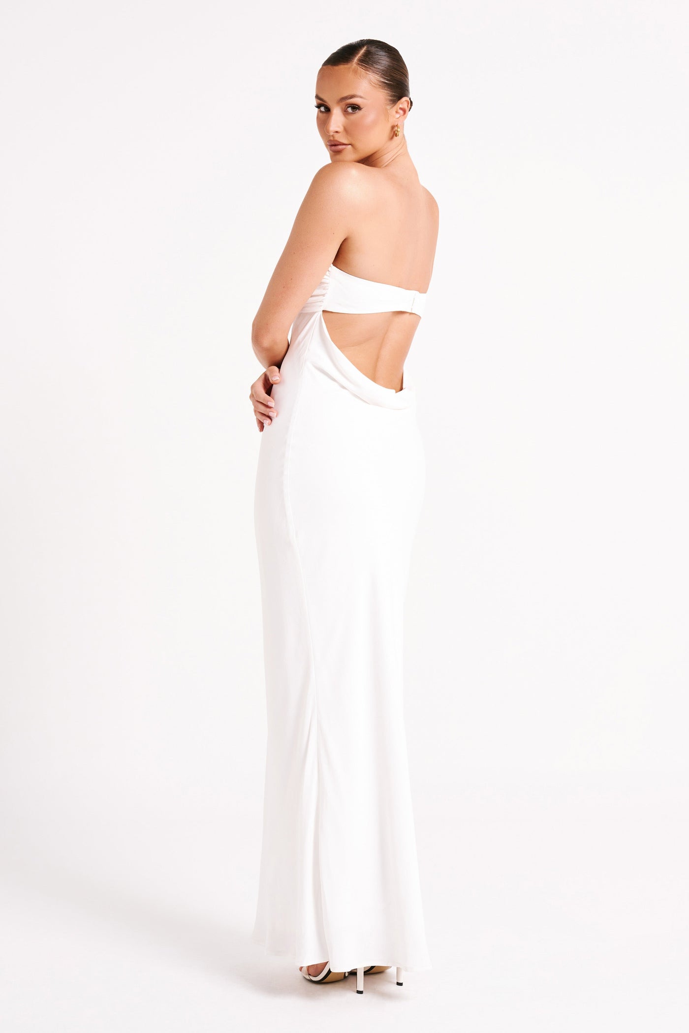 Meshki - Antonella Strapless Dress - White