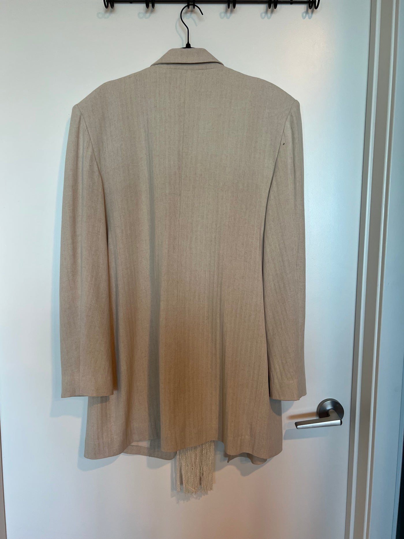 FINAL SALE* House of CB - Colette Linen Blend Blazer Dress - Natural