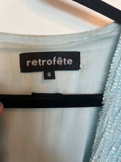 FINAL SALE* Retrofete Gabrielle Robe Dress - Baby Blue