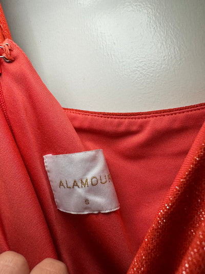 Alamour the Label - Vestido Antonia - Naranja quemado