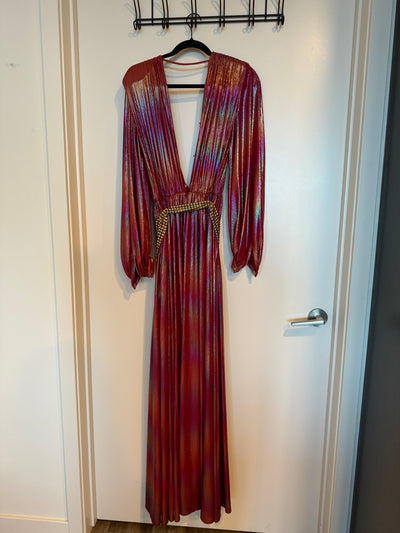 FINAL SALE* Bronx and Banco - Zoe Rose Gown - Multicolor