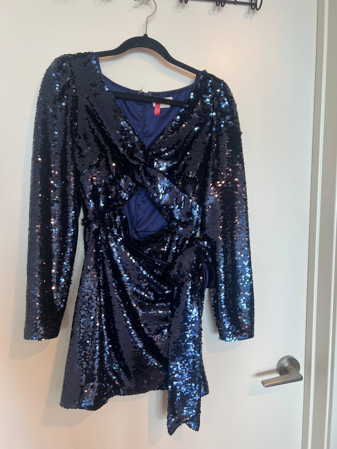 FINAL SALE* Lovers & Friends - Lacey Sequin Mini Dress - Navy Blue