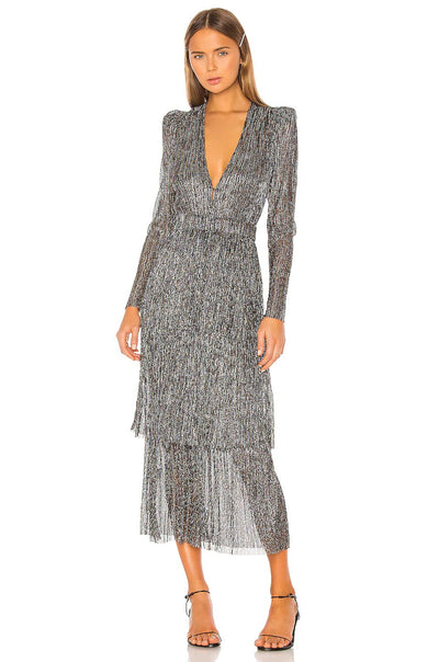 FINAL SALE* Sabina Musayev - Carry Dress - Multicolor Silver