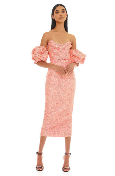 FINAL SALE* Eliya the Label - Tiana Dress - Coral Pink