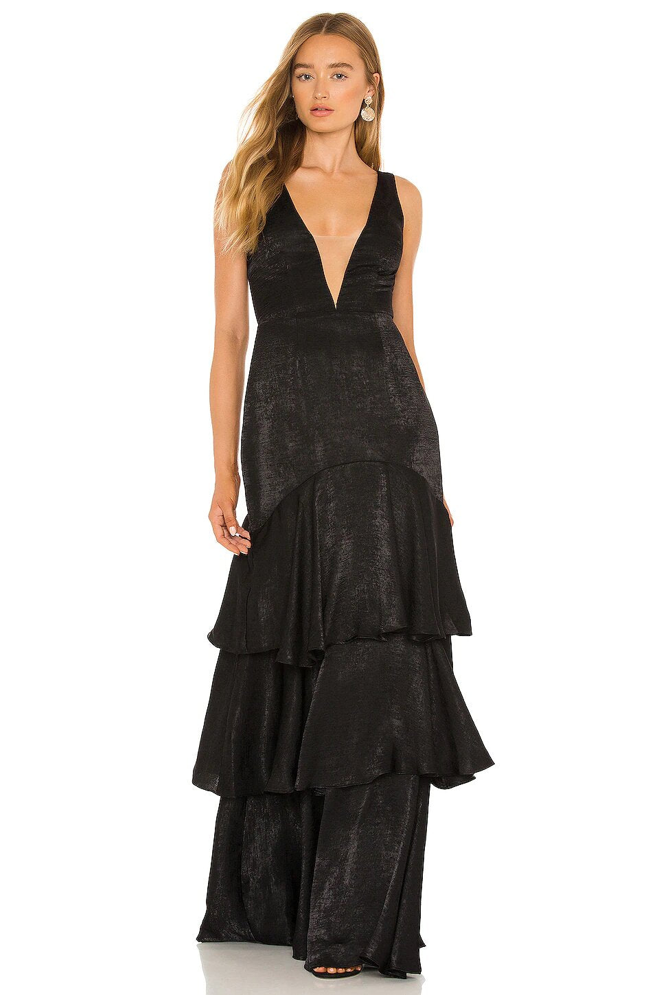 Katie May  - Old Money Gown - Black