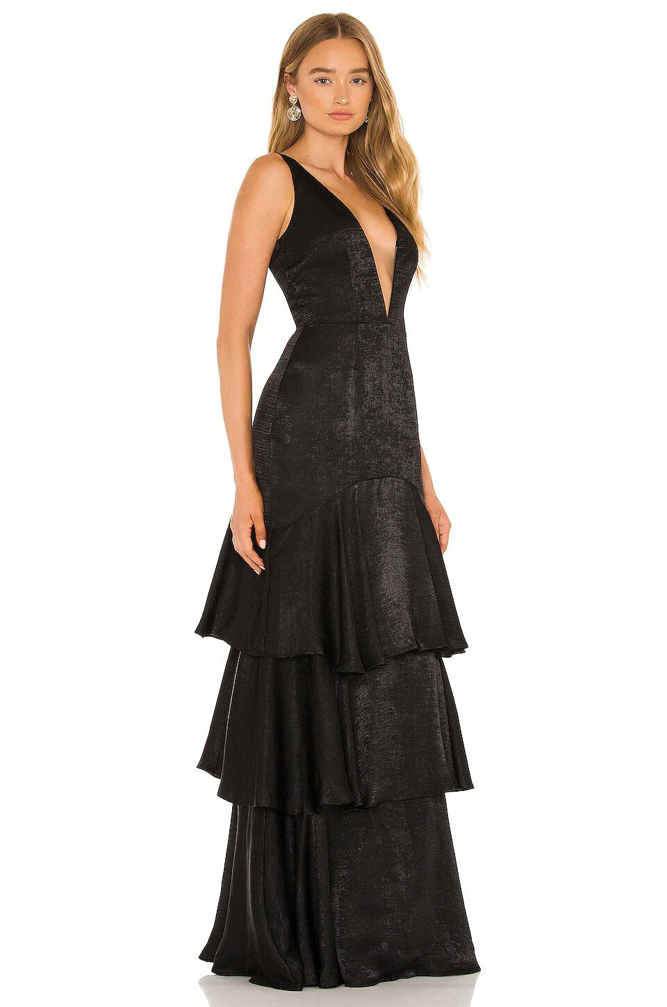 Katie May  - Old Money Gown - Black